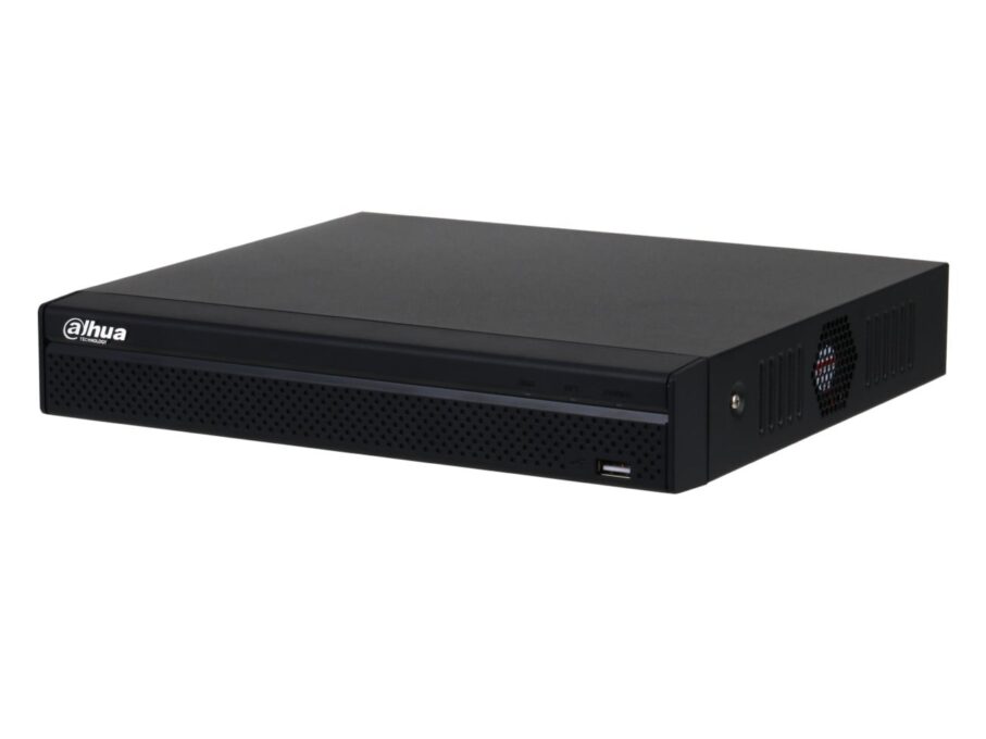 NVR Dahua 8 canale, suport camere 12MP, decodare 4K, AI SMD Plus, H.265, 1 slot SATA pana la 20TB, 160 Mbps, audio RCA, 2 porturi LAN, 12VDC, NVR4108HS-2N-4KS3