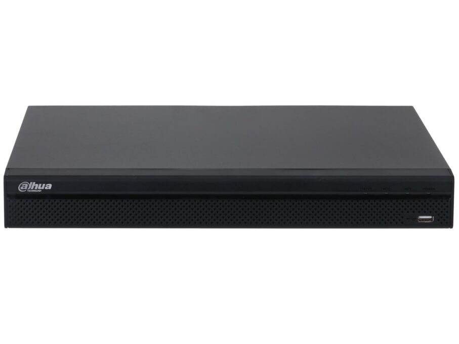 NVR 16 canale PoE, pana la 12MP, 1U, latime de banda 160Mbps, Functii AI, 2 porturi SATA, Dahua NVR4216-16P-4KS3