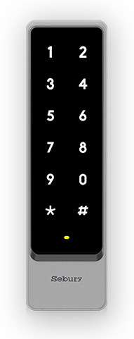 Tastatura control acces slim, Sebury sTouch2s, Rfid & Mifare, Releu, Wiegand, IP65, Taste Touch iluminate 1 Tastatura control acces slim, Sebury sTouch2s, Rfid & Mifare, Releu, Wiegand, IP65, Taste Touch iluminate
