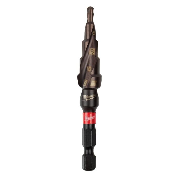 Burghiu in 5 trepte Milwaukee 4-12 mm, otel HSS, prindere Hex 1/4, 48899262
