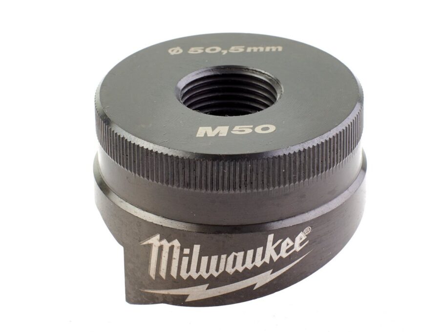 Accesoriu stantare Milwaukee Punch M50, 50.5 mm, pentru otel inoxidabil si moale, aluminiu, 4932430848