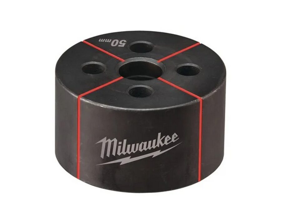 Accesoriu stantare Milwaukee DIE M 50, 50.5 mm, pentru otel inoxidabil si moale, aluminiu, 4932430920
