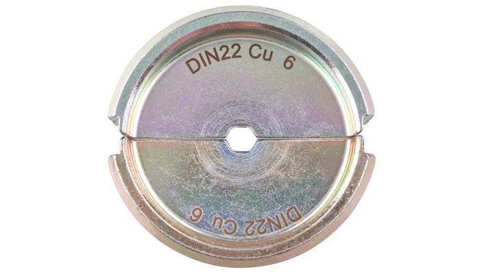 Bacuri de sertizare papuci Milwaukee 4932464861, DIN22 Cu 6, DIN 46235/46267, 1 buc