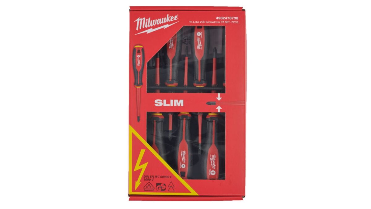 Set 7 surubelnite Milwaukee Tri-Lobe VDE PH, 4932478738
