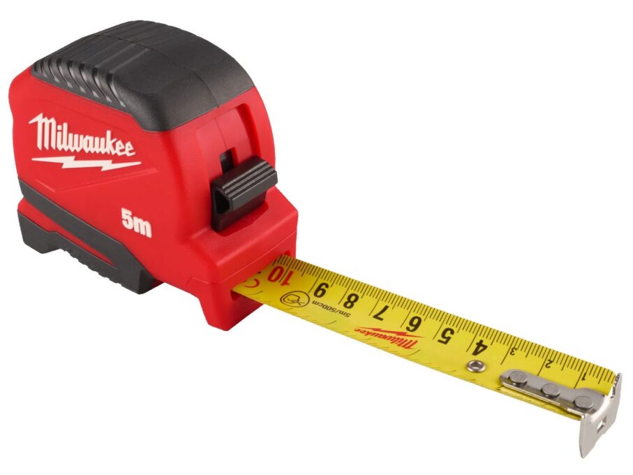 Ruleta Milwaukee GEN II, 5 m, cu magnet, clema pentru curea, 4932498778 1 Ruleta Milwaukee GEN II, 5 m, cu magnet, clema pentru curea, 4932498778