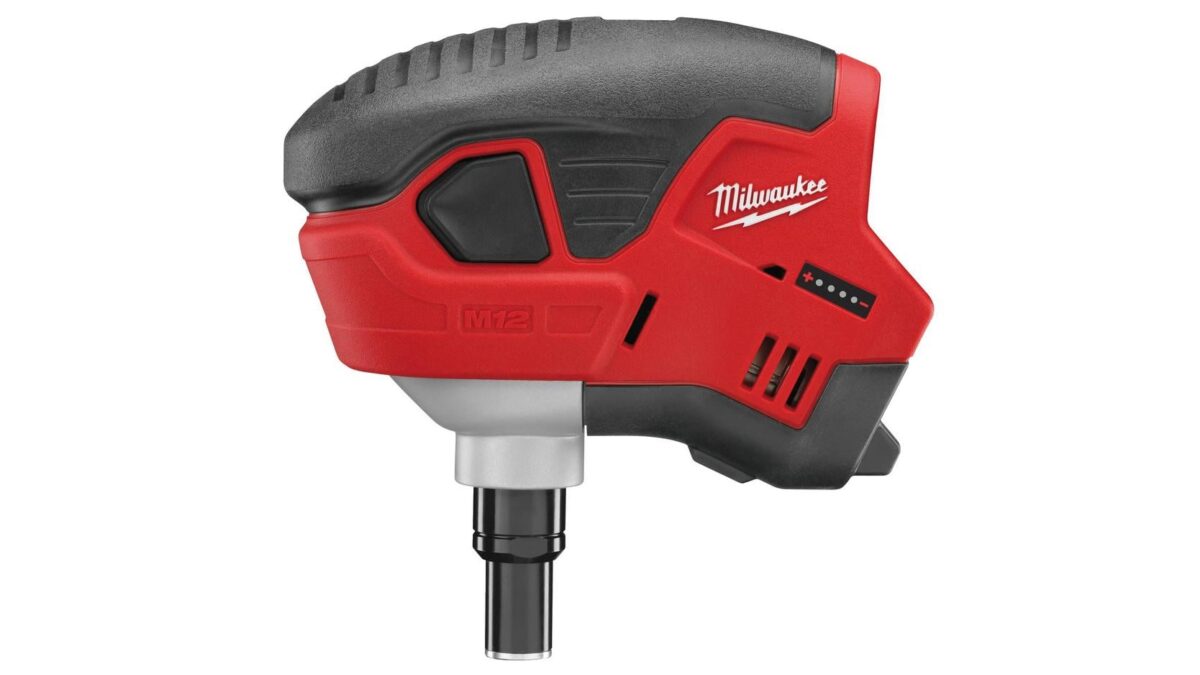 Mini pistol pentru cuie 100mm, Milwaukee M12, subcompact, 2700bpm, indicator energie, 81dB, 4933427182 1 Mini pistol pentru cuie 100mm, Milwaukee M12, subcompact, 2700bpm, indicator energie, 81dB, 4933427182