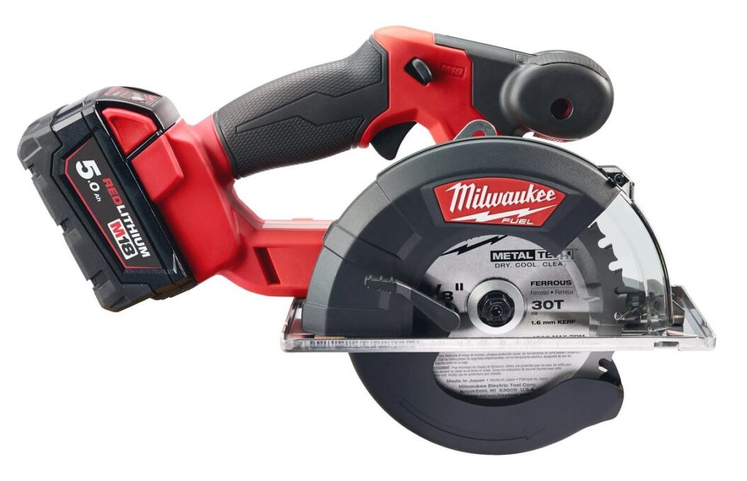 Fierastrau pentru debitare metal Milwaukee M18 FMCS-502X, 150mm, cu acumulator, 57mm taiere, 3900 RPM, sistem FUEL, 4933459193 1 Fierastrau pentru debitare metal Milwaukee M18 FMCS-502X, 150mm, cu acumulator, 57mm taiere, 3900 RPM, sistem FUEL, 4933459193