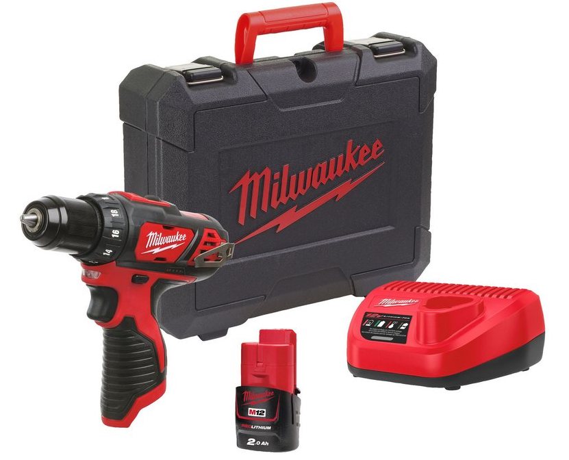 Masina de gaurit subcompacta cu acumulator si incarcator Milwaukee M12, cuplu 30Nm, mandrina metalica 10mm, 4933479439 1 Masina de gaurit subcompacta cu acumulator si incarcator Milwaukee M12, cuplu 30Nm, mandrina metalica 10mm, 4933479439