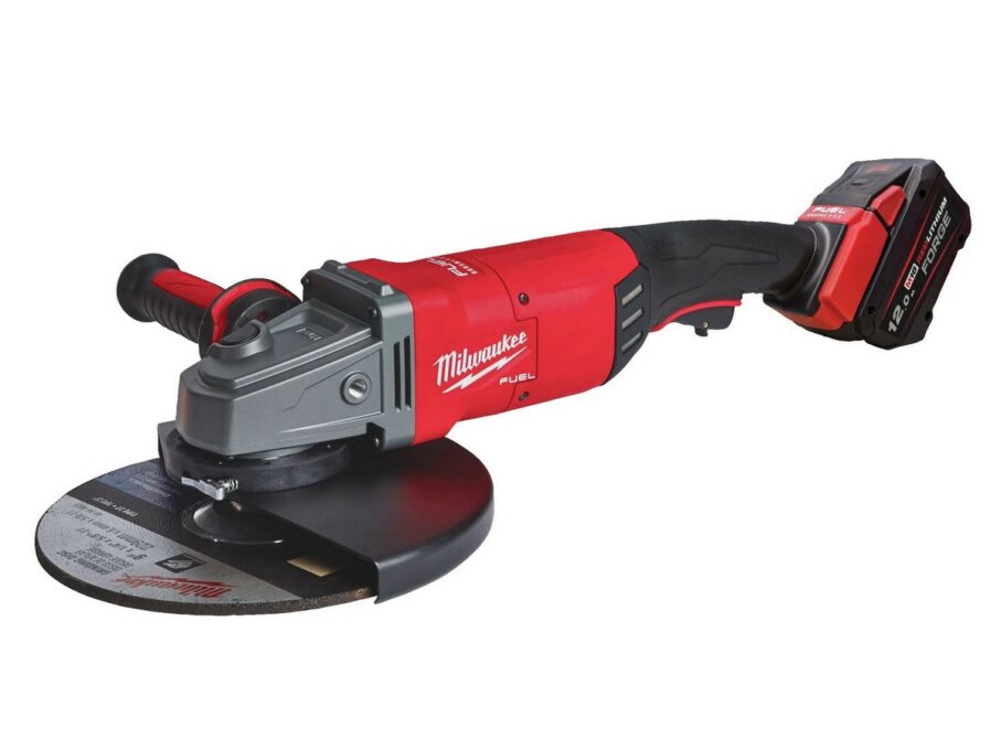 Polizor unghiular Milwaukee M18 FLAG230XPDB-121C, 230mm, Fixtec, comutator tip clapeta, acumulator, incarcator, cutie, 4933499241 1 Polizor unghiular Milwaukee M18 FLAG230XPDB-121C, 230mm, Fixtec, comutator tip clapeta, acumulator, incarcator, cutie, 4933499241