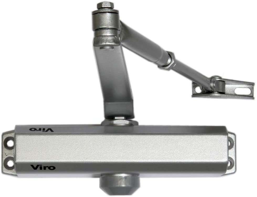 Amortizor cu brat VIRO, cu pinion si cremaliera pentru usi de 85kg si 110cm 128.13.1.212