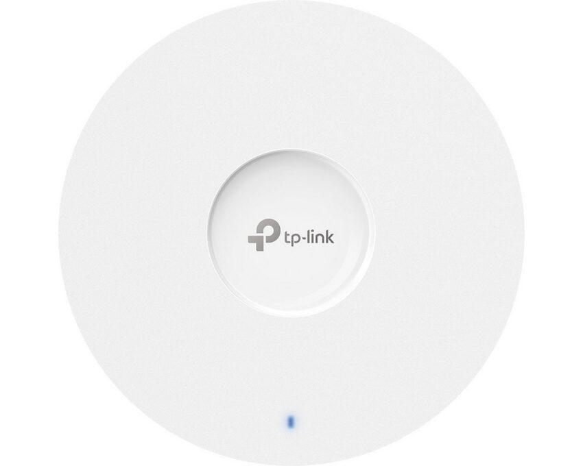 Acces Point de tavan cu Wi-Fi 6 Tp-Link Omada AX6000, Dual Band, 8 antene interne, 1x port 2.5 Gigabit, Mesh, PoE+, EAP683 UR