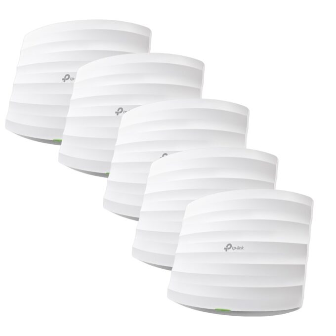 Set 5 Access Point Wireless Dual-Band Gigabit cu montare pe tavan, Gigabit, Tp- Link AC1750, EAP245(5-pack)