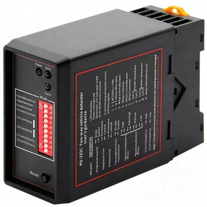 Detector dual, bucla inductiva, pentru prezenta autoturisme la sisteme de parcare, sensibilitate reglabila, ACM705B(24V) 1 Detector dual, bucla inductiva, pentru prezenta autoturisme la sisteme de parcare, sensibilitate reglabila, ACM705B(24V)