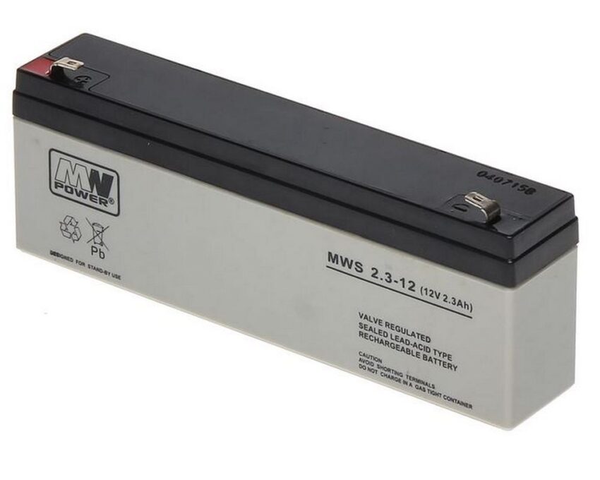 Acumulator 12V, 2.3Ah, MW Power, MWS 2.3-12