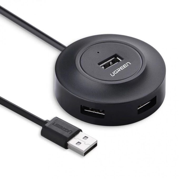 HUB USB 2.0 UGREEN CR106, 4 porturi USB, 1m, Plug and Play, compatibil Windows/Mac/Linux, CR106 1 HUB USB 2.0 UGREEN CR106, 4 porturi USB, 1m, Plug and Play, compatibil Windows/Mac/Linux, CR106