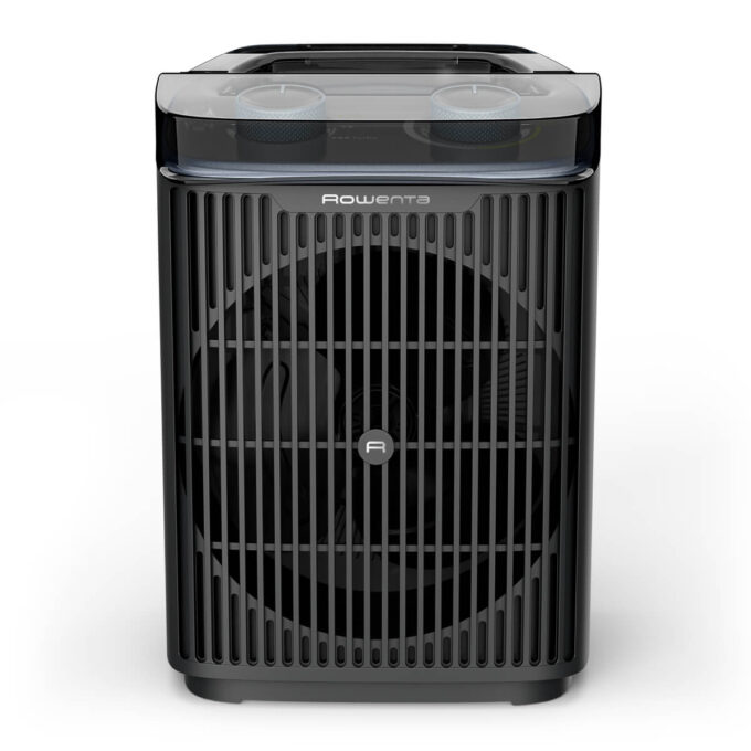 Aeroterma Rowenta Intense Comfort Aqua SO6550F0  2400W  mod Eco & Turbo  termostat reglabil  oprire automata  protectie IP 21  maner transport  negru