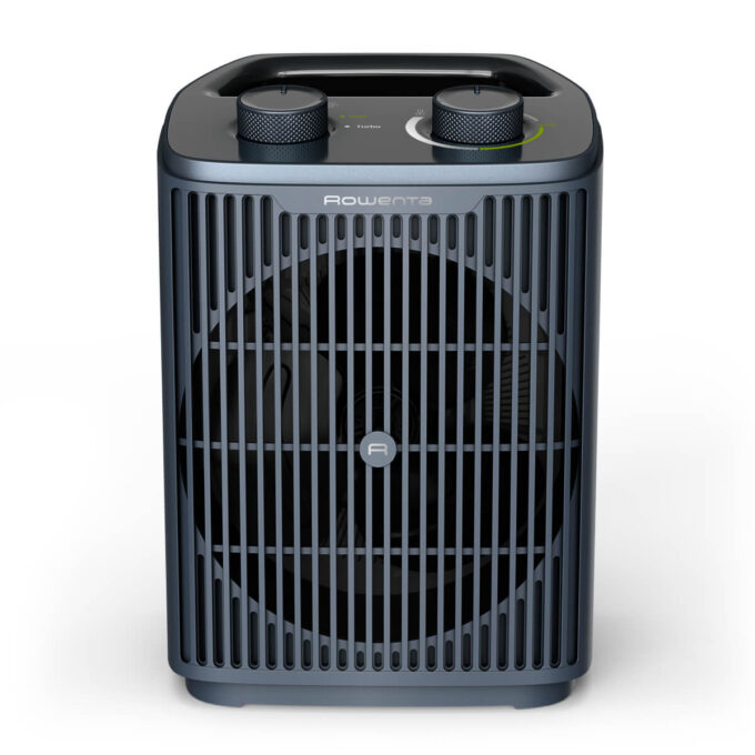 Aeroterma Rowenta Intense Comfort SO2351F0  2000W  mod Eco & Turbo  termostat reglabil  oprire automata  protectie IP 20  maner transport  albastru