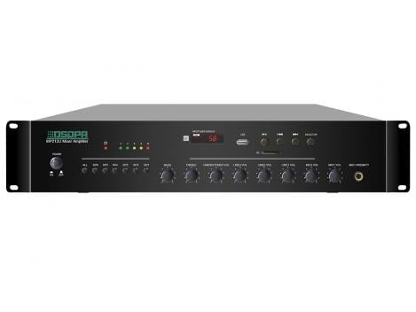 Amplificator PA 120W cu mixer, 6 zone, USB/SD/Tuner, intrari 2Mic si 3Line, 100V, MP212U