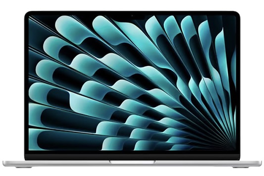 Apple MacBook Air 13″ 2024, M3 8 Cores, 8 GB, 10 core GPU 512 GB Silver Ca nou