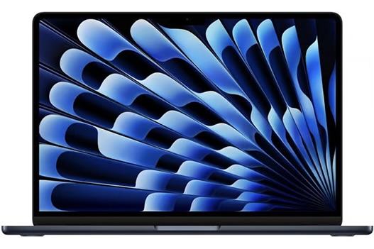 Apple MacBook Air 13″ 2024, M3 8 Cores, 8 GB, 8 core GPU 256 GB Midnight Ca nou