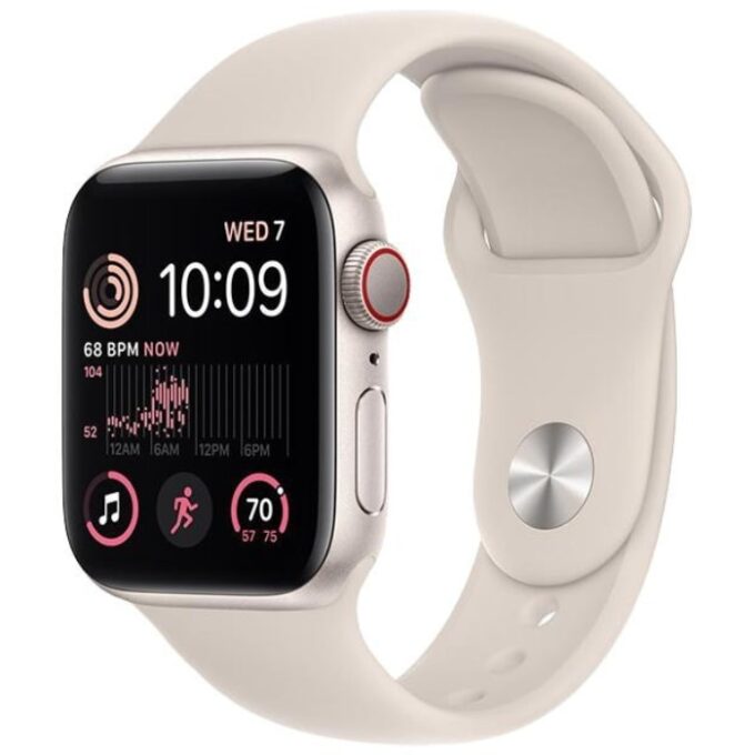 Apple Watch SE 2022, GPS + Cellular, Aluminium 40mm N/A Starlight Ca nou