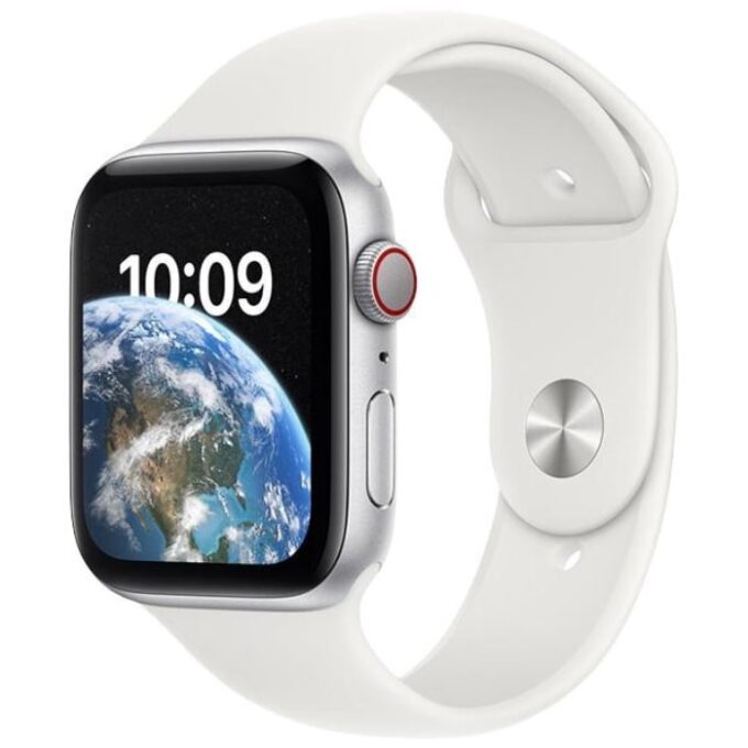 Apple Watch SE 2022, GPS + Cellular, Aluminium 44mm N/A Silver Ca nou