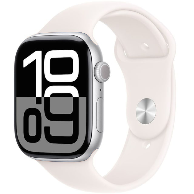Apple Watch Series 10 2024, GPS, Aluminium 42mm N/A Silver Bun