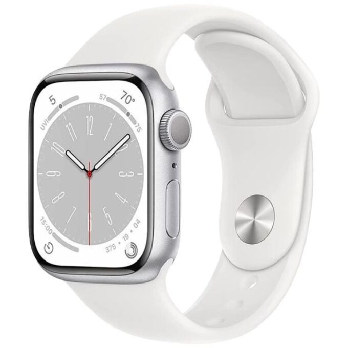 Apple Watch Series 8 2022, GPS, Aluminium 45mm N/A Silver Bun