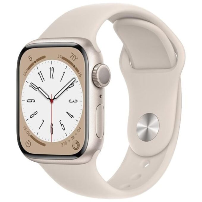 Apple Watch Series 8 2022, GPS, Aluminium 45mm N/A Starlight Ca nou