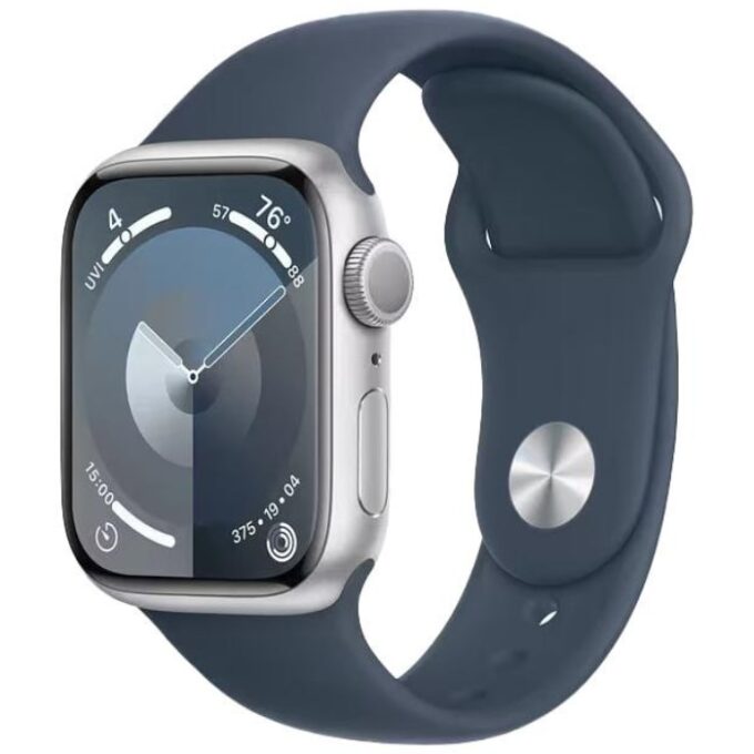 Apple Watch Series 9 2023, GPS, Aluminium 45mm N/A Silver Bun