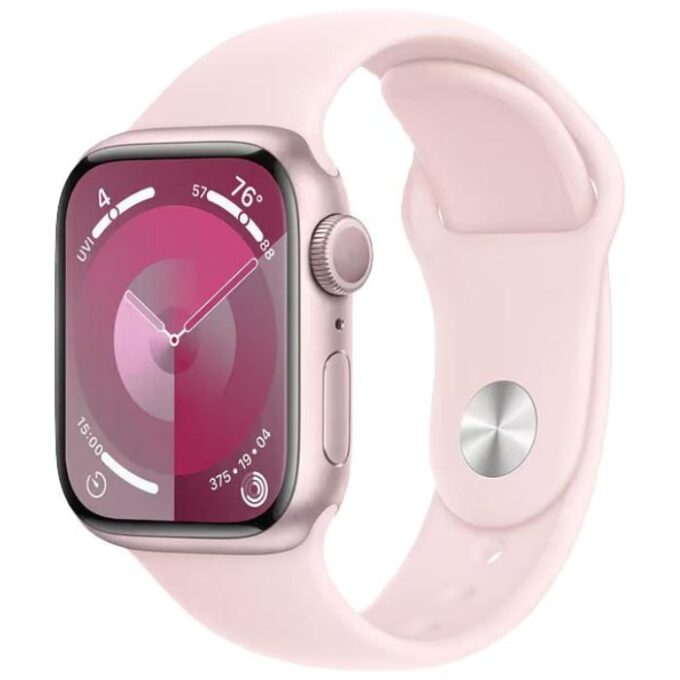 Apple Watch Series 9 2023, GPS + Cellular, Aluminium 41mm N/A Pink Bun