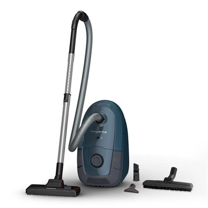 Aspirator cu sac Rowenta Power XXL RO3125EA  450W  Hygene+   indicator umplere sac  8.8m  4.5L  albastru închis