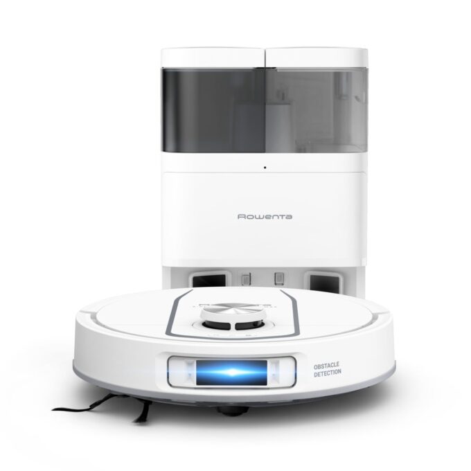 Aspirator robot Rowenta X-Plorer Serie 580 Max RR9547E0  aspirator si mop  autonomie 120 min  recipient praf 0.3L  statie de incarcare  golire praf si