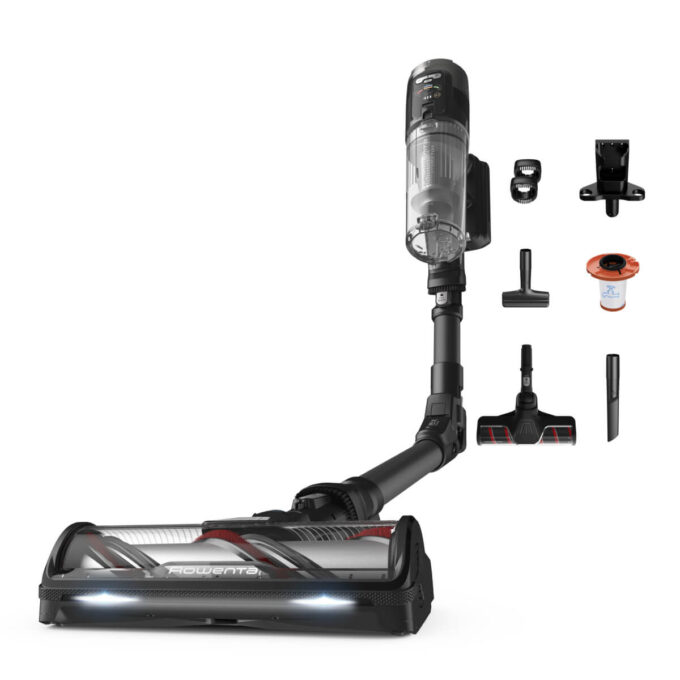 Aspirator vertical fără fir Rowenta X-Force Flex 12.60 Neo Complete RH9L55E0  150 air watts  autonomie de până la 60 min  recipient praf 0.65L  il