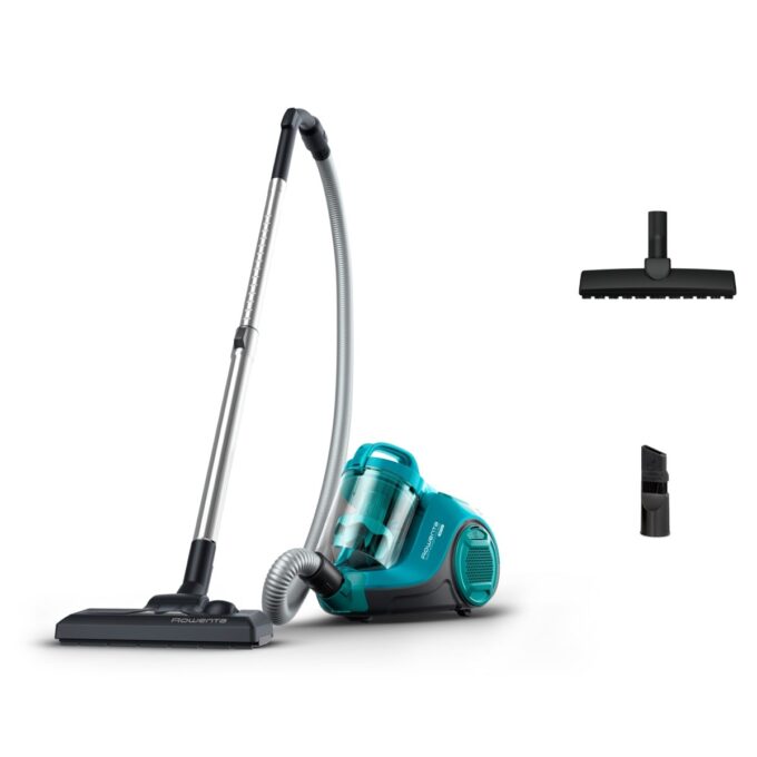 Aspirator fară sac Rowenta Swift Power Cyclonic RO2932EA  750 W  3 niveluri de filtrare  Tehnologie Effiwatts  suprafata de acoperire 7.2m negru