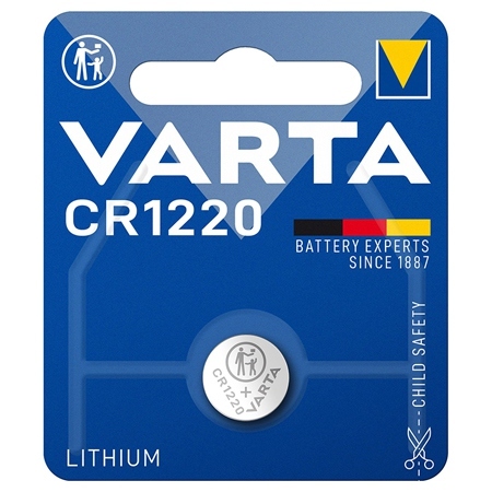 Baterie CR1220, 3V, Lithium, Varta VAR-1220 1 Baterie CR1220, 3V, Lithium, Varta VAR-1220
