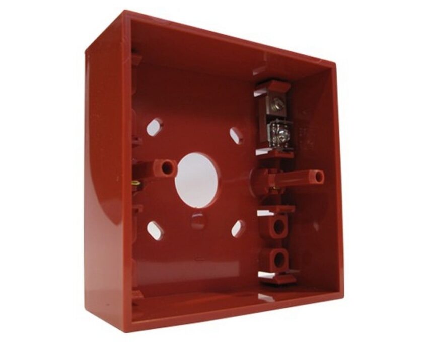 Baza pentru montaj aparent buton Morley-IAS, culoare rosie - Honeywell PS031W