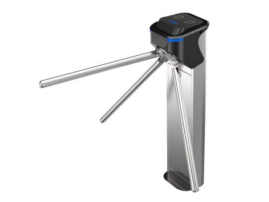 Turnichet tripod semiautomat bi-directional, distanta trecere 550mm, LED-uri indicatoare, otel inoxidabil si plastic, IP4X, BMTT-1219