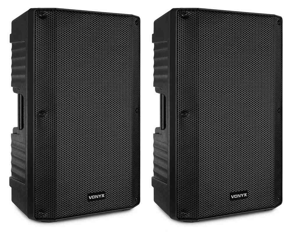 Boxe active Bluetooth Vonyx VSA120S, 200W RMS, 126dB, telecomanda, negre 1 Boxe active Bluetooth Vonyx VSA120S, 200W RMS, 126dB, telecomanda, negre