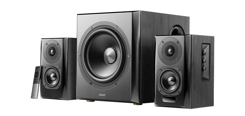 Boxe cu subwoofer Edifier S351DB-BK, Bluetooth, 150W, PC, AUX, telecomanda 1 Boxe cu subwoofer Edifier S351DB-BK, Bluetooth, 150W, PC, AUX, telecomanda