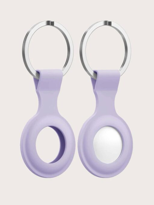 Breloc AirTag Silicon Mauve Purple