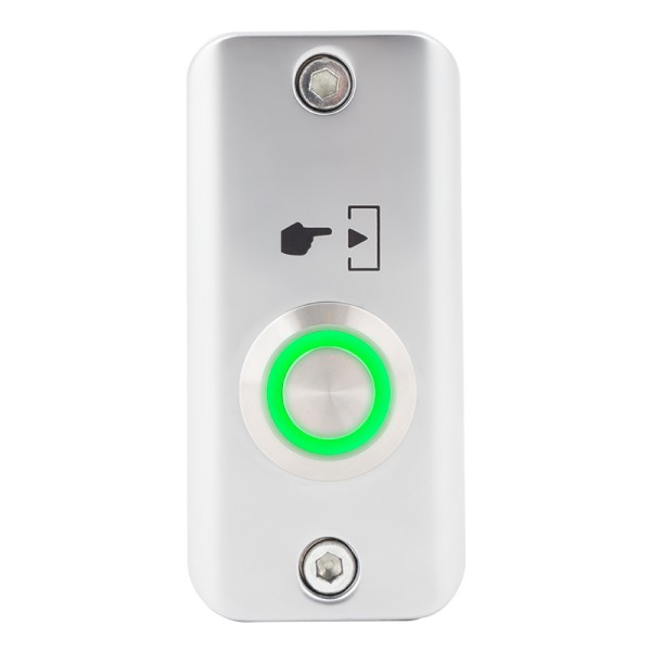 Buton de iesire aplicabil, 12V, LED semnalizare, aliaj de zinc, IP65, SMB-S001(LED)-rdgn 1 Buton de iesire aplicabil, 12V, LED semnalizare, aliaj de zinc, IP65, SMB-S001(LED)-rdgn