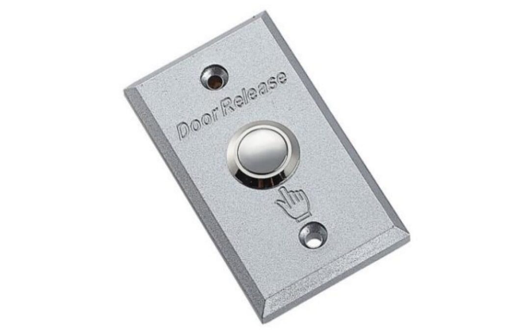 Buton de iesire, incastrabil, aluminiu, NBT-001 1 Buton de iesire, incastrabil, aluminiu, NBT-001