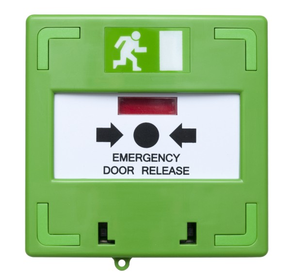 Buton iesire de urgenta aplicabil, cu 3 comutatoare NC-COM-NO, SCP-100-gn 1 Buton iesire de urgenta aplicabil, cu 3 comutatoare NC-COM-NO, SCP-100-gn