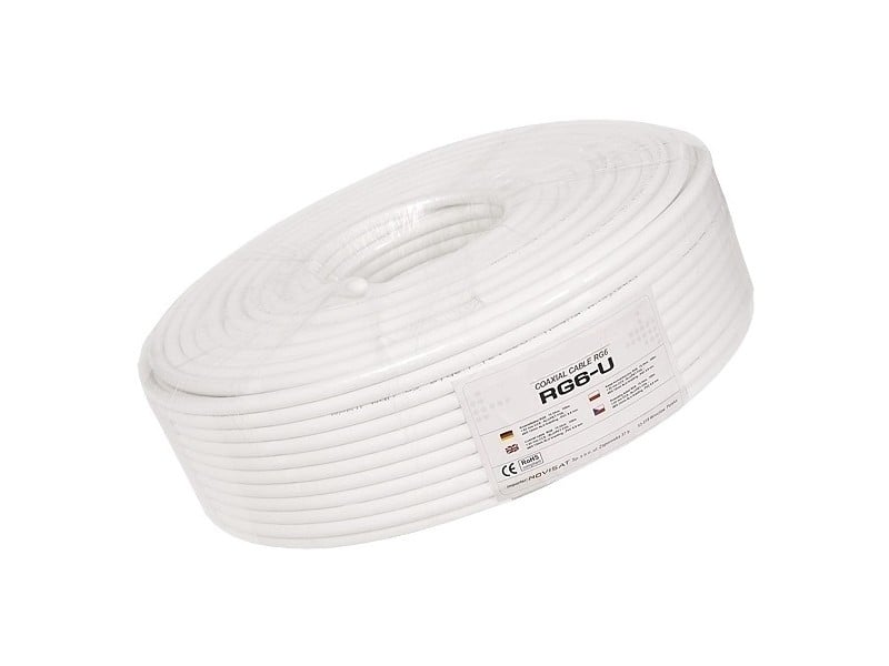 Cablu coaxial RG6U Cupru 100 metri, KAB0006 1 Cablu coaxial RG6U Cupru 100 metri, KAB0006