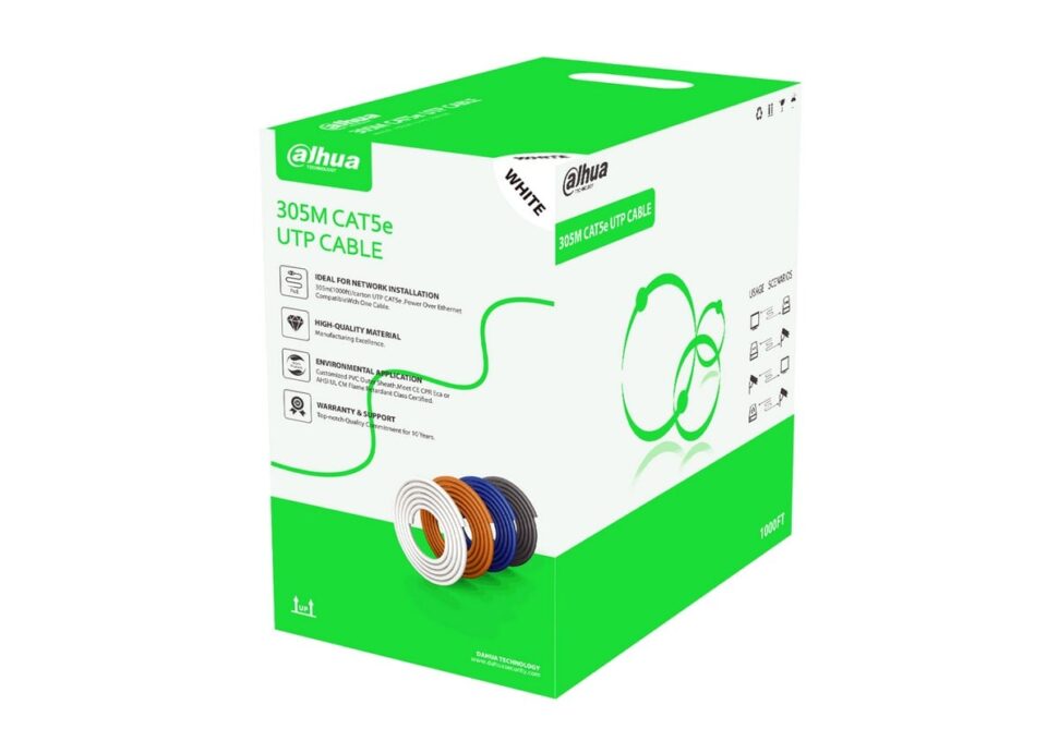 Cablu UTP CAT5E Dahua, 305 m, DH-PFM922I-5EUN-C 1 Cablu UTP CAT5E Dahua, 305 m, DH-PFM922I-5EUN-C