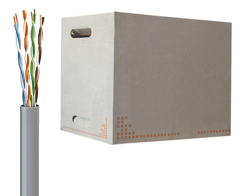 Cablu UTP CAT5E din cupru, 24AWG, rola 305m, Safer ADM-UTP5E24AWG-305M 1 Cablu UTP CAT5E din cupru, 24AWG, rola 305m, Safer ADM-UTP5E24AWG-305M