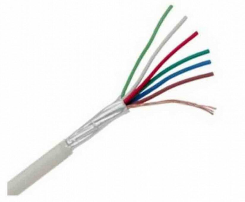 Cablu alarma efractie LIY(St)Y 10x0.22 mm Q5+, rola 100m, folie PVC, impedanta 78 ohmi