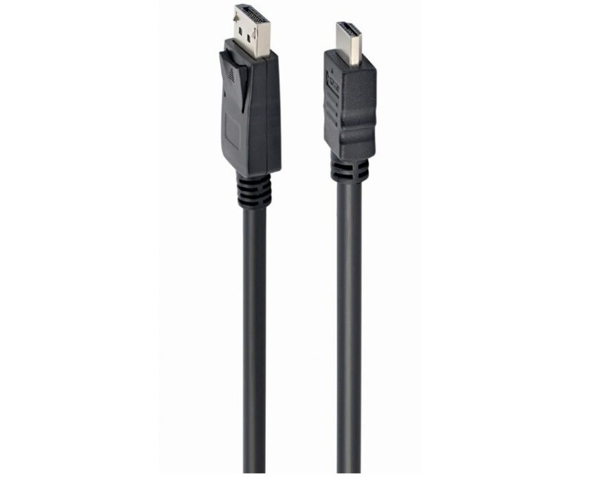 Cablu Display port la HDMI, lungime 1.8m, Full HD pana la 60Hz, Gembird CC-DP-HDMI-6 1 Cablu Display port la HDMI, lungime 1.8m, Full HD pana la 60Hz, Gembird CC-DP-HDMI-6