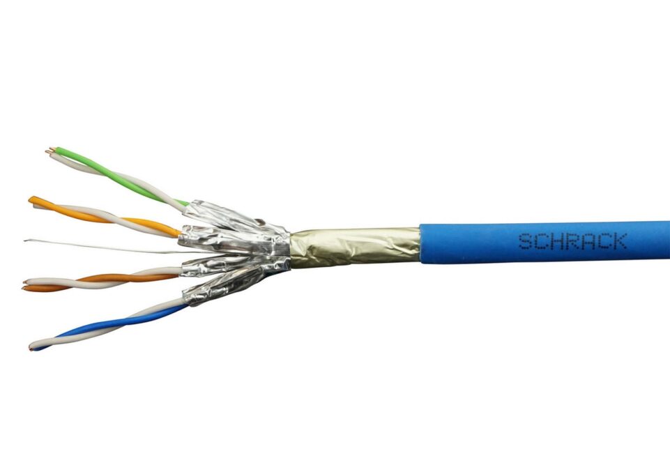 Cablu de retea FTP Schrack HSEKP423HAx400, CAT 6A, LS0H-3, 400m, 4x2xAWG23/1 1 Cablu de retea FTP Schrack HSEKP423HAx400, CAT 6A, LS0H-3, 400m, 4x2xAWG23/1